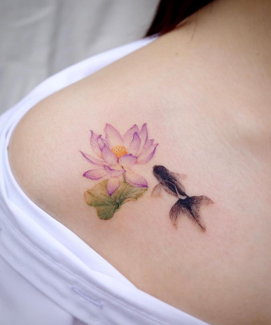 Lotus Flower Tattoo Designs and Meaning 2