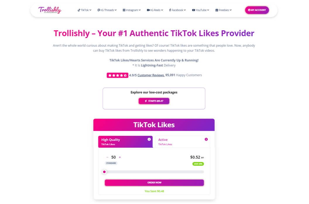 5 Trusted Sites to Buy TikTok Likes From Real Users-1