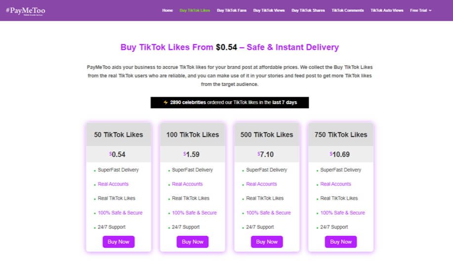5 Trusted Sites to Buy TikTok Likes From Real Users-5