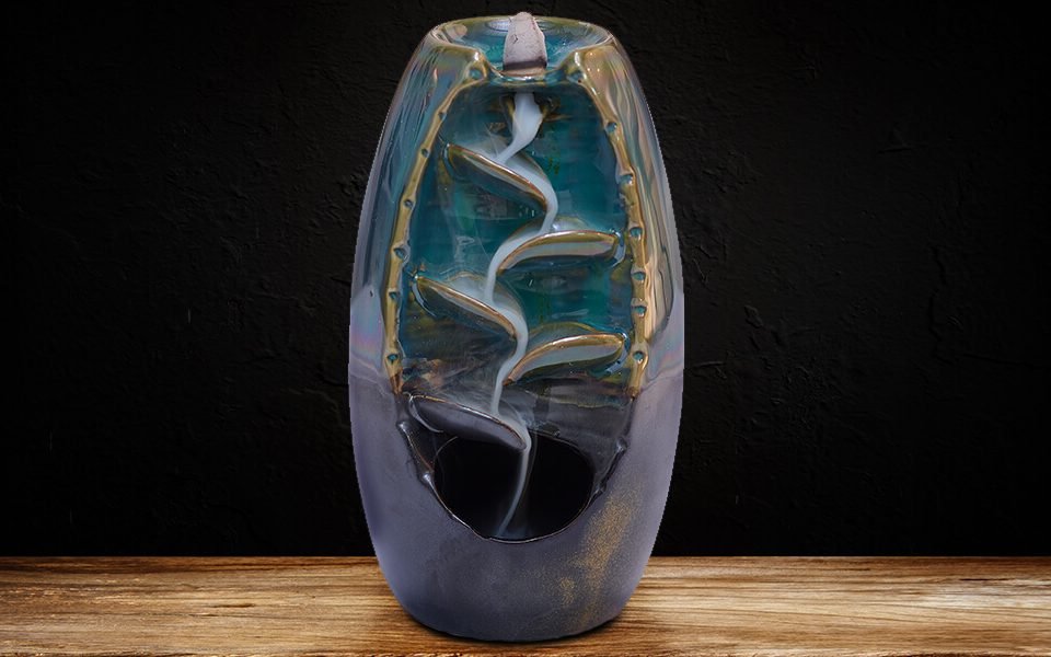 waterfall incense burner