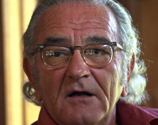 Long hair of President Lyndon Baines Johnson