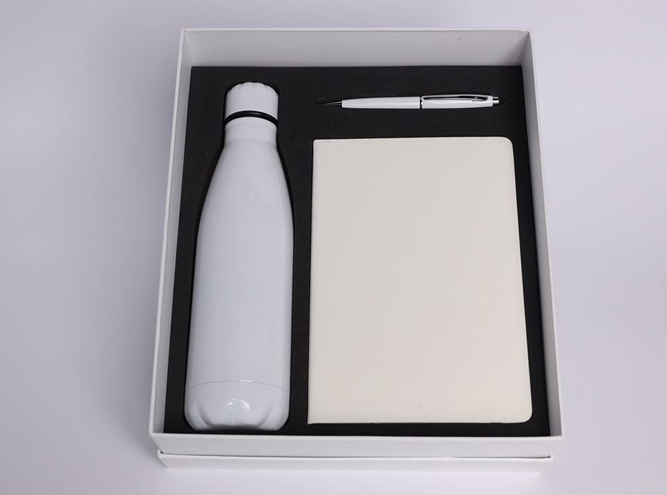 Customized corporate gift box mock up