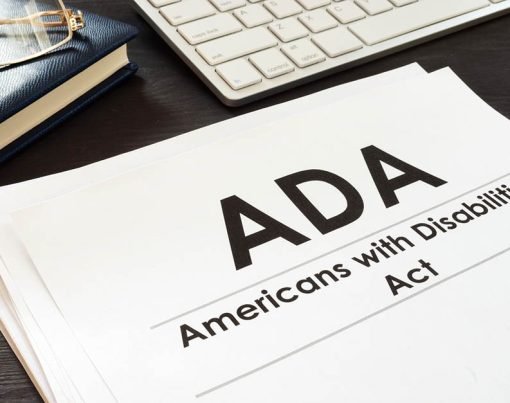 Americans with Disabilities Act ADA and glasses.