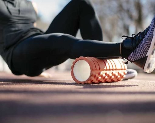 foam roll and stretch