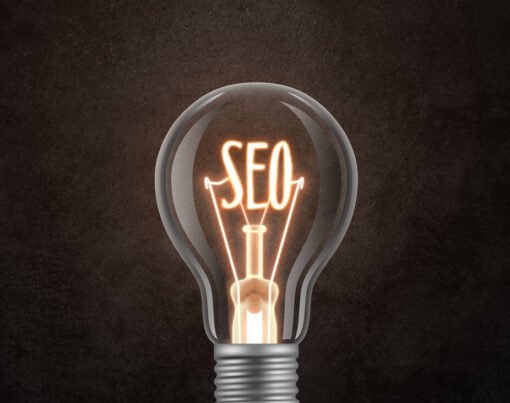 SEO search engine optimization, internet marketing and link building screen