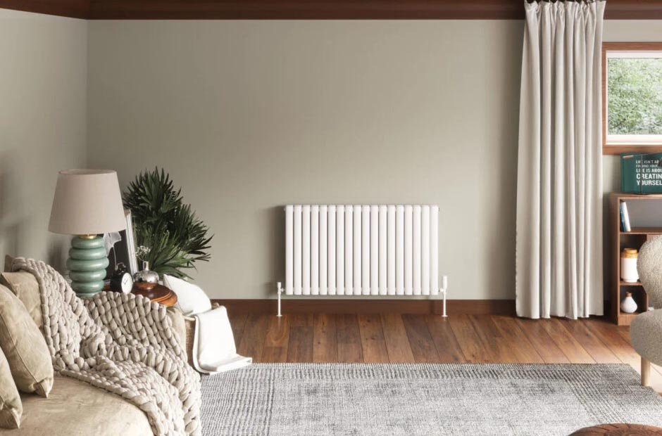 contemporary living spaces with radiators