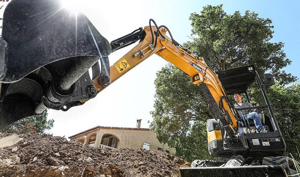 Mini Excavators and Landscaping